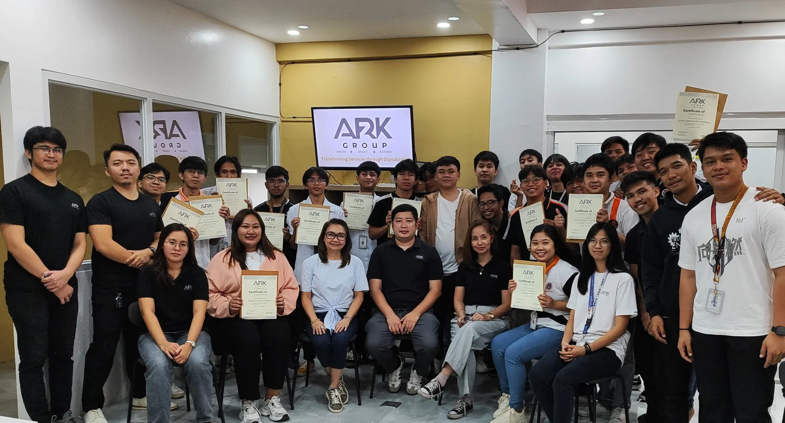 Celebrating OJT Graduates from Holy Cross College and Don Honorio Ventura State University