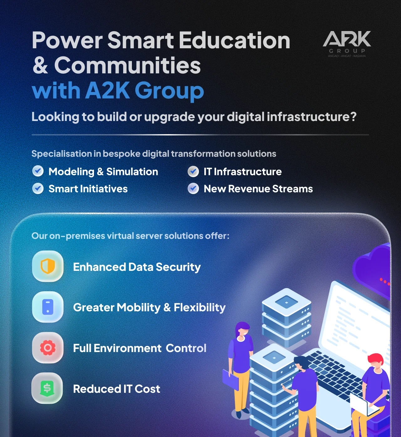 Partner with A2K Group to Power Smart Initiatives in Schools & Communities